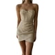 thumbnail image 1 of Txlixc Vestido ajustado de mujer, sin mangas, espalda abierta, dobladillo irregular, minifalda de verano para fiestas de Clubes Txlixc moda, 1 of 6