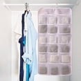 thumbnail image 4 of TUOBARR Non-woven Double-sided Storage Bag Washable Wardrobe Multi-pocket Bra Hanging Bag Door Rear Socks Storage Bag, 4 of 5