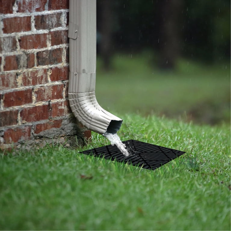 Gutter Part Catch No Dig Gutter Drainage Low Profile Catch Basin Downspout Extension | No ...