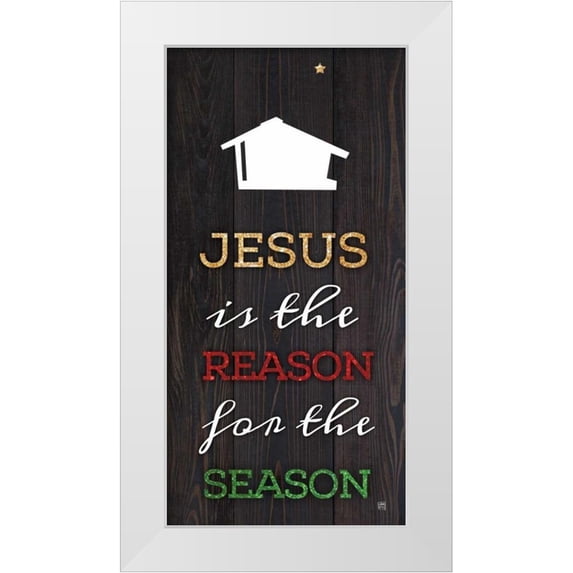 Perrenoud, Aubree 18x32 White Modern Wood Framed Museum Art Print Titled - The Reason