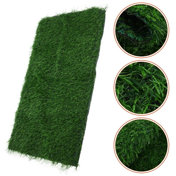 WHAMVOX Dog Simulation Grass Pee Pad Artificial Grass for Dogs Potty Training Reusable Turf Fake Grass Pad for Dogs Pet Grass Pee Pad