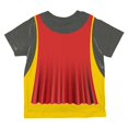 thumbnail image 2 of Halloween Knight Rampant Lion Armor Costume All Over Toddler T Shirt, 2 of 2