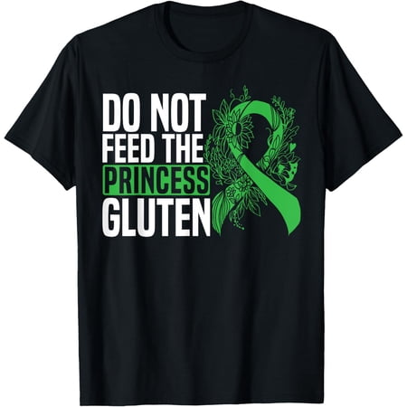 t-shirt Do Not Feed The Princess Gluten Food Allergy Celiac Disease T-Shirt.