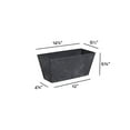 thumbnail image 5 of Root & Vessel Ella Flower Box, Black, 14.5", 5 of 6