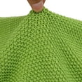 thumbnail image 6 of PiccoCasa Cotton Decorative Solid Knitted Throw Blanket for Couch, 50"x 60", Green, 6 of 7