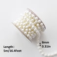 thumbnail image 3 of Yoyauz Christmas Tree Beads Beaded Garland Strand Plastic Pearls Beads Garland Crystal Bead Roll Diamond star pearl for Christmas and Holiday Decorations, 3 of 6
