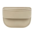 thumbnail image 1 of Organizador para el hueco del asiento del coche, caja de almacenamiento para tarjetas y gafas. Beige, 1 of 9