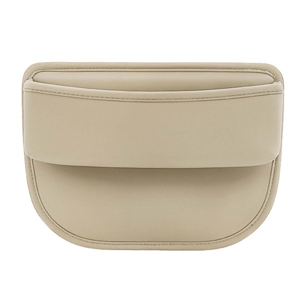 Organizador para el hueco del asiento del coche, caja de almacenamiento lateral para gafas en la consola del coche Beige