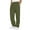 Army Green, variant on Mens Casual Sweatpants Baggy Wide Leg Fleece Sweatpant Solid Textured Elastic Waist Drawstring Pant with Pockets
