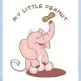 thumbnail image 2 of CafePress - My Little Peanut Infant Bodysuit - Baby Light Bodysuit, Size Newborn - 24 Months, 2 of 4