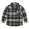 thumbnail image 2 of KYAIGUO Baby Kids Boys Spring Plaid Shirt 1-12Y Toddler Long Sleeve Casual Cotton Shirts Button down Lapel Woven Dress Shirt, 2 of 9