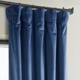 thumbnail image 6 of Half Price Drapes Pisces Blue Heritage Plush Velvet Room Darkening Curtains (1 Panel), 50W X 120L, 6 of 12