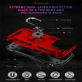 thumbnail image 7 of K-Lion For iPhone 14 Pro,Slim Armor Shockproof Magnetic Ring Holder Stand Hard PC Case Cover,Red, 7 of 7