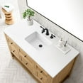 thumbnail image 4 of James Martin 330-V48-LNO-3WZ Single Vanity Light Natural Oak w/ White Zeus Top, 4 of 9