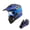 Z Bundle Storm Blue, variant on 1Storm Adult Motocross Helmet BMX MX ATV Dirt Bike Downhill Mountain Bike Helmet H637 Racing Style; Storm Blue + Goggles + Skeleton Blue Glove Bundle