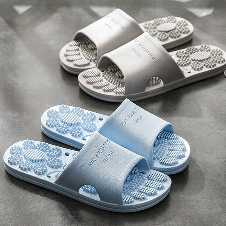 GENEMA Reflexology Foot Massage Slippers Bath Slippers Tension Relief  Massager Slippers - Walmart.com