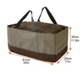 thumbnail image 2 of Bolsa de transporte, bolsa de transporte portátil grande para leña, bolsa de asas para chimenea interior, bolsa de asas para leña duradera para exteriores, 2 of 5