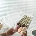 thumbnail image 6 of Blaxill Transparent Plastic Storage Box | Clear Gray Acrylic-Style Organizer | Stackable Desktop Container with Lid & Handles | 3 Sizes for Masks, Office, Cosmetic Supplies, 6 of 6