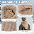thumbnail image 6 of 3 in 1 Beanie Hat For Women, Fleece Lined Knit Beanie Hat with Scarf and Mask, Fall Winter Warm Knitted Ski Scarf and Mask Set for Cold Weather, 6 of 7