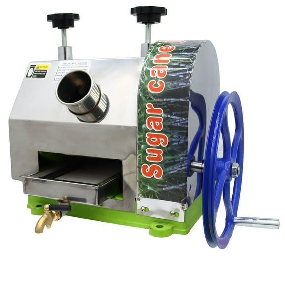 Efficient Manual Sugar Cane Juicer Machine 330LB/H Output Sugar Cane Juicer Press with 2 Peeling Knives
