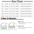 thumbnail image 3 of Sujetador de mujer Soild Wire Free Ropa interior Sujetador de una pieza Everyday Back Hebilla Ropa interior Fridja nalpqowj33193, 3 of 3