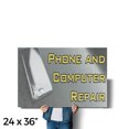 thumbnail image 4 of Phone and Computer Repair Vinyl Decal 5 Pack of 24 Inch x 36 Inch Weatherproof Heavy-Duty Adhesive Backing | Professional Services, Quick Fixes, Reliable Results | Made in USA, 4 of 6