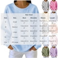 thumbnail image 7 of HAiming Striped Sweatshirts for Women Long Sleeve Loose Casual Scoop Neck Comfy Shirts Fall Winter Going out Tops, 7 of 7