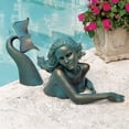 thumbnail image 1 of Meara, the Mermaid Sculptural Garden Swimmer, 1 of 8