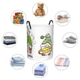thumbnail image 4 of Sikiie Christmas Gnomes Print Round Dirty Clothes Basket, Waterproof Standing Foldable Storage Basket, for Laundry Room, Bedroom, Bathroom Storage-Small, 4 of 6