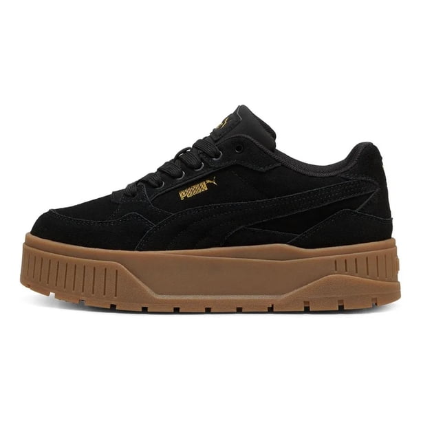 Tenis Puma Mujer Casuales Plataforma negro 22