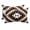 Brown, variant on Outdoor Chair Pillow Headrest for Patio Pool Chaise Lounge, Turquoise Aztec Recliner Head Pillow, Black White Southwest Vintage Geometric Waterproof Pillowcases Neck Lumbar Pillows & Insert 11x16x1