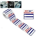 thumbnail image 4 of 150PCS Oil Change Service Reminder Stickers Clear Windo Lite Sticker Pack, 4 of 9