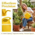 thumbnail image 2 of Fasmov Plastic Watering Can, Yellow, 1-Gallon, 2 of 8