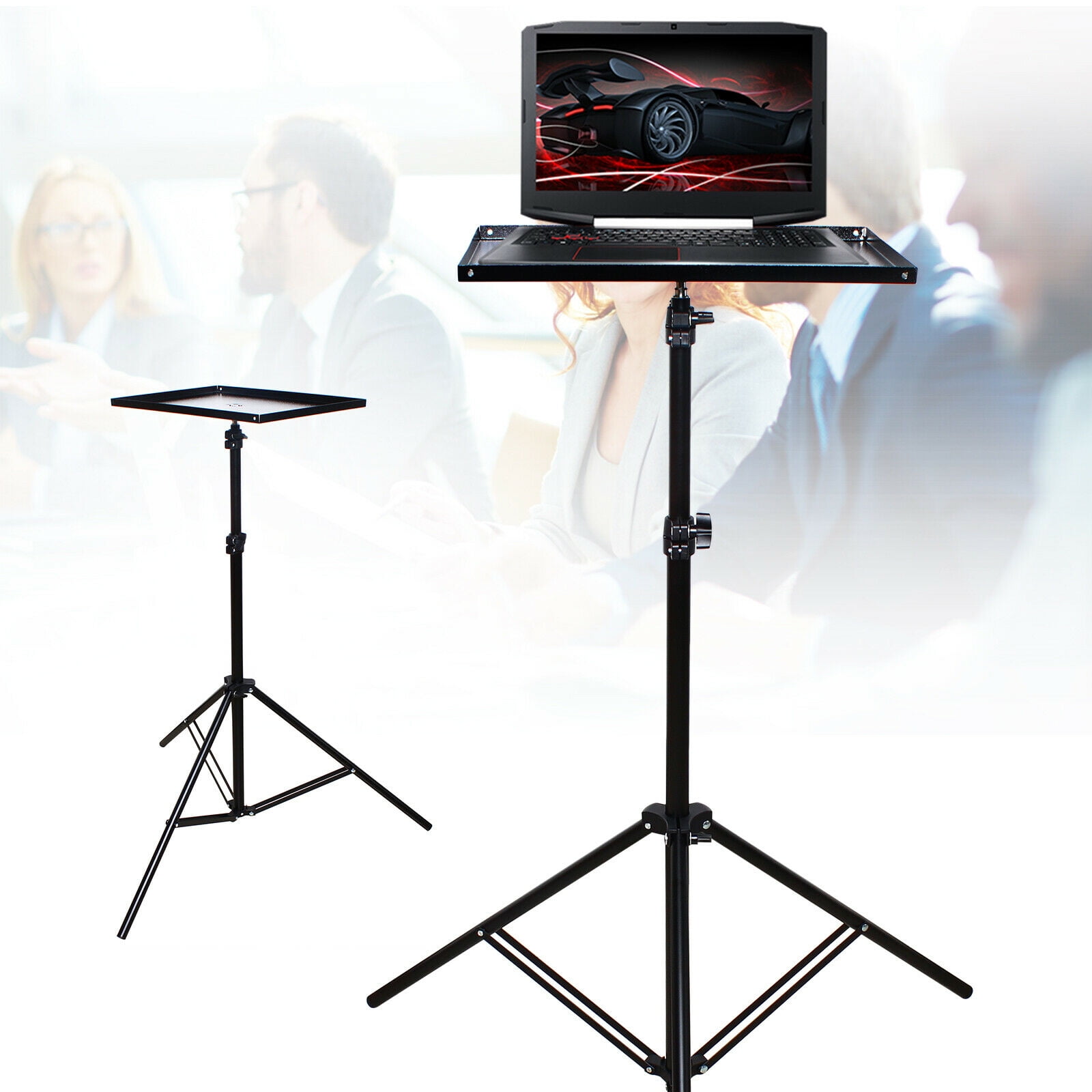 DENEST Adjustable Laptop Table Stand DJ Tripod Stand Computer Notebook Desk Heavy Duty