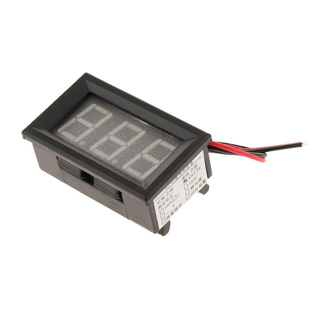koolsoo DC 3.5-30V Car Digital meter Gauge - LED Display age Meter for Car Blue