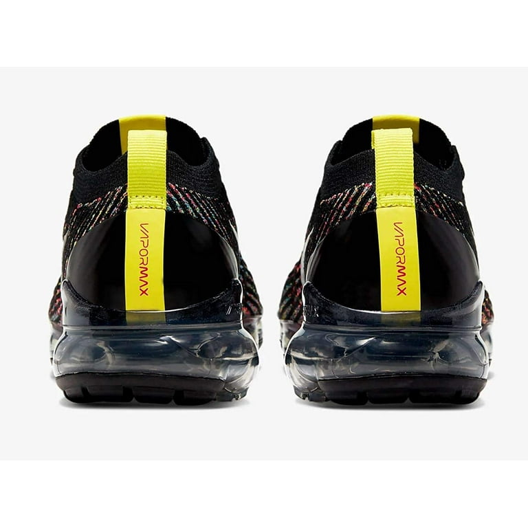 Women's air vapormax flyknit 3 top (black blue fury sonic yellow)