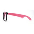 thumbnail image 4 of Classic Iconic 2 Tone Horn Rim Sunglasses Black Pink, 4 of 4