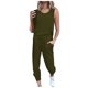 thumbnail image 2 of Puntoco Conjuntos sueltos de dos piezas para mujer, tops sin mangas sólidos, chaleco, pantalones casuales, sudadera, liquidación Puntoco Puntoco-5481, 2 of 6