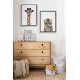 thumbnail image 6 of Kate and Laurel Sylvie Baby Tiger Color Illustration Framed Canvas Wall Art by Simon Te of Tai Prints, 18x24 Gray, Adorable Animal Art Wall Décor, 6 of 6