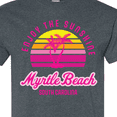 thumbnail image 4 of Inktastic Summer Enjoy the Sunshine Myrtle Beach South Carolina Pink T-Shirt, 4 of 5