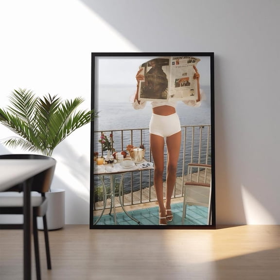 Fashion Magazine Poster Trendy Fashion Print Old Money Aesthetic Art, Matte Canvas Stretched, Posters for Room Bedroom Living Room Bathroom Wall Decor, Posters & Art Prints, Gift.