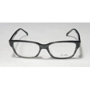 New Emilio Pucci 2678 Womens/ladies Oversized Full-rim Striped Grey Frame Demo Lenses 52-16-135 Eyeglasses/glasses