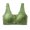 A-Green107, variant on Daisy Bras For Older Women Front Closure Comfortable Shoulder Strap Cotton Backless Full Coverage Comfort Push Up Bras