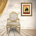 thumbnail image 3 of Rogan, Mark 12x14 Gold Ornate Wood Framed with Double Matting Museum Art Print Titled - Rodeo Safety Matches, 3 of 4