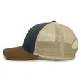 thumbnail image 3 of Outdoor Cap OC770 Meta Title-Heathered Navy/Khaki/Brown, 3 of 8