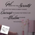thumbnail image 4 of Grant ME The Serenity Oración Biblia Arte Cita Vinilo Pegatinas de Pared Calcomanía Decoración, 4 of 5