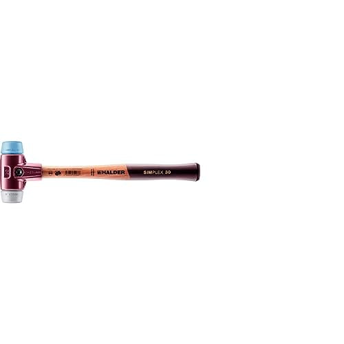 Halder USA - Simplex Mallet with Soft Blue Rubber and Grey Rubber Inserts (3013.03)