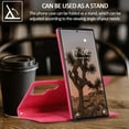 thumbnail image 3 of SaniMore for Samsung Galaxy S22 Ultra 6.8" 2022 Case, Flip Folio PU Leather Wallet Cover with Detachable Shell Wrist Strap Kickstand Card Slots Business Shockproof Case with Magnetic Clasp, Rose, 3 of 8