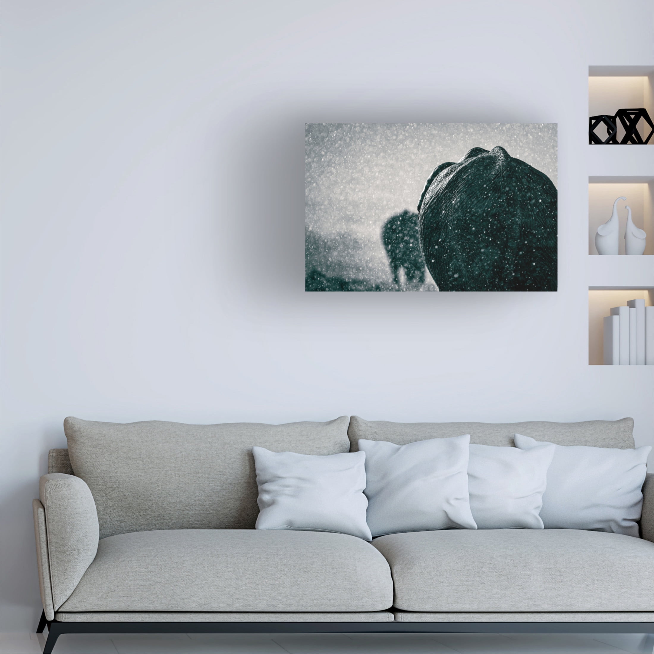 Trademark Fine Art Mike Taylor Rainy Season Canvas Wall Art