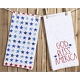 thumbnail image 5 of God Bless Ameica Patriotic Stars 4th of July Kitchen Towels Dish Towels, Memorial Day 18x26 Inch Decoration Hand Towels Set of 2, 5 of 6